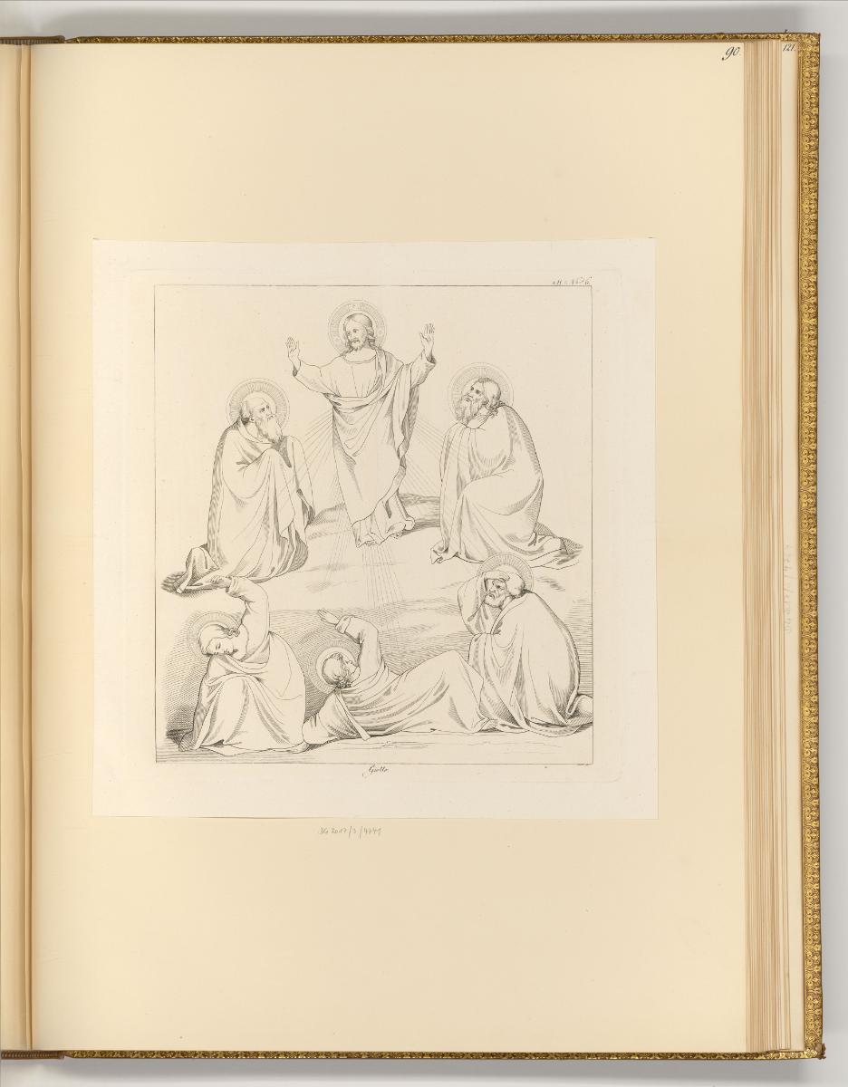 Radierungen von Franz und Johannes Riepenhausen und Carl Barth, Giotto: Transfiguration, Inv. N…