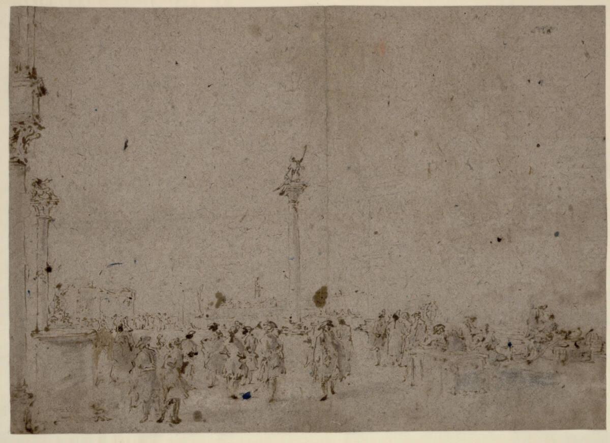 Francesco de’ Guardi, Die Piazzetta von San Marco, Inv. Nr.: 24367