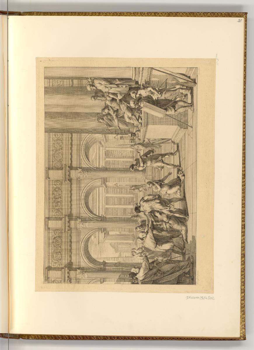 Deutsche Druckgrafiken des späten 18. und 19. Jahrhunderts, Das Urteil des Salomon, Inv. Nr.: D…