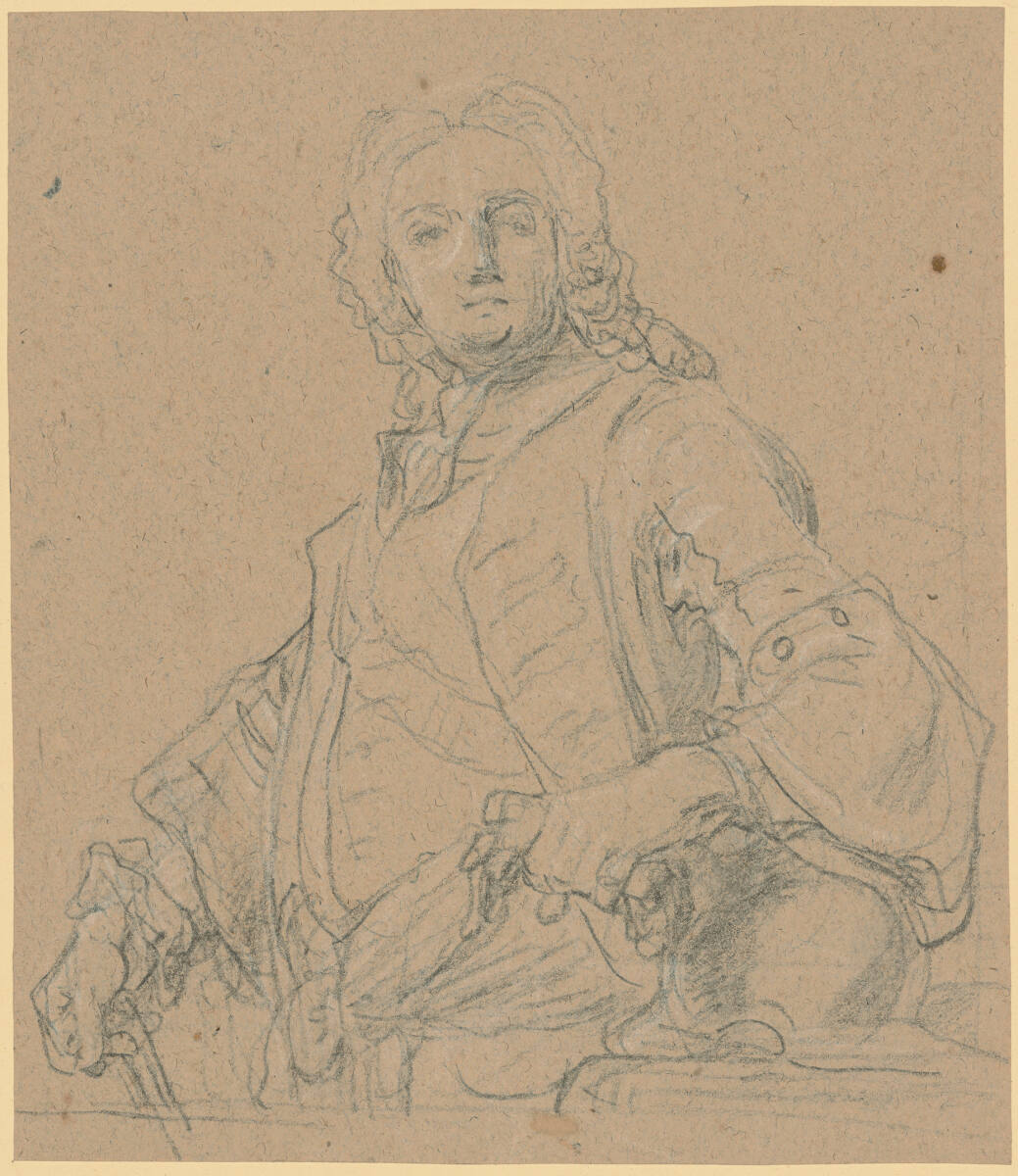 Bildnis eines Edelmannes. Porträt des Grafen Aloys Thomas Raimund Harrach (?), Francesco Solimena