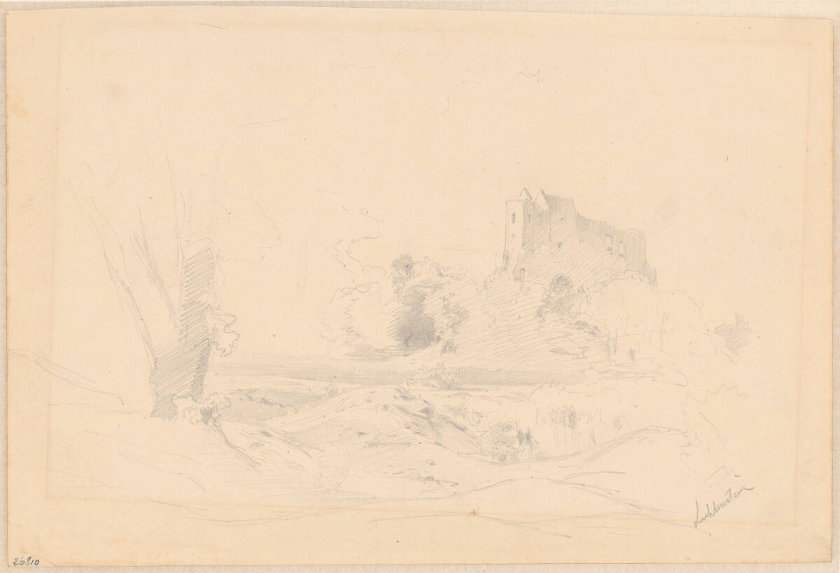 Burg Lichtenstein bei Mödling, Carl Schuch