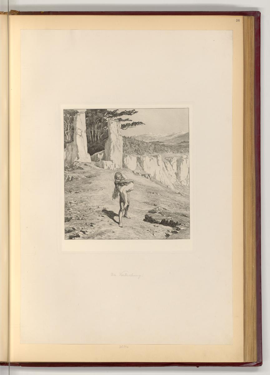 Radierungen von Max Klinger, Die Vertreibung, Inv. Nr.: Deutsch nach Sektionen III/59, D/III/59…