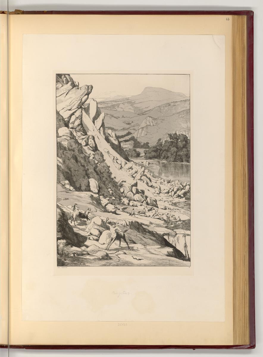 Radierungen von Max Klinger, Bergsturz, Inv. Nr.: Deutsch nach Sektionen III/59, D/III/59/45