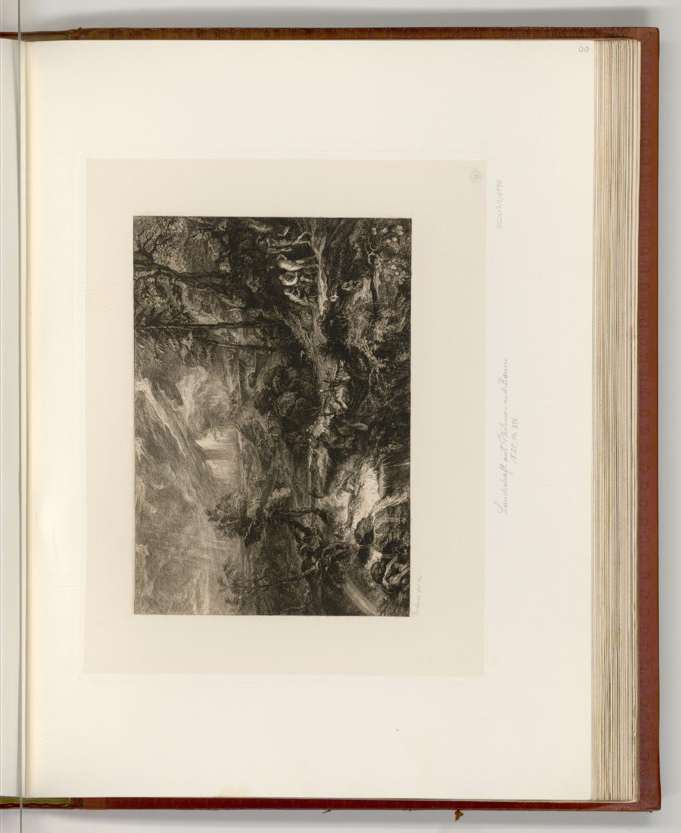 Galeriewerk der kaiserlichen Sammlung in Wien, Gewitterlandschaft mit Jupiter, Merkur, Philemon…