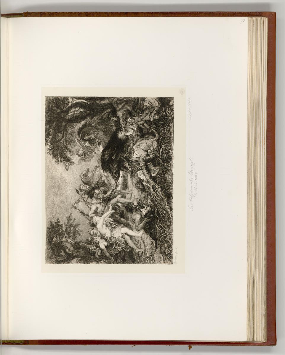 Galeriewerk der kaiserlichen Sammlung in Wien, Jagd des Meleager und der Atalante, Inv. Nr.: De…