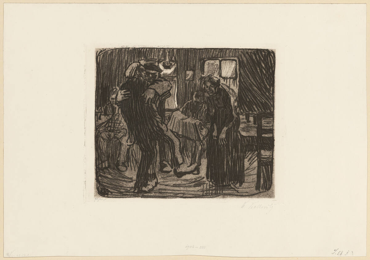 Hamburger Kneipe, Käthe Kollwitz, 1901