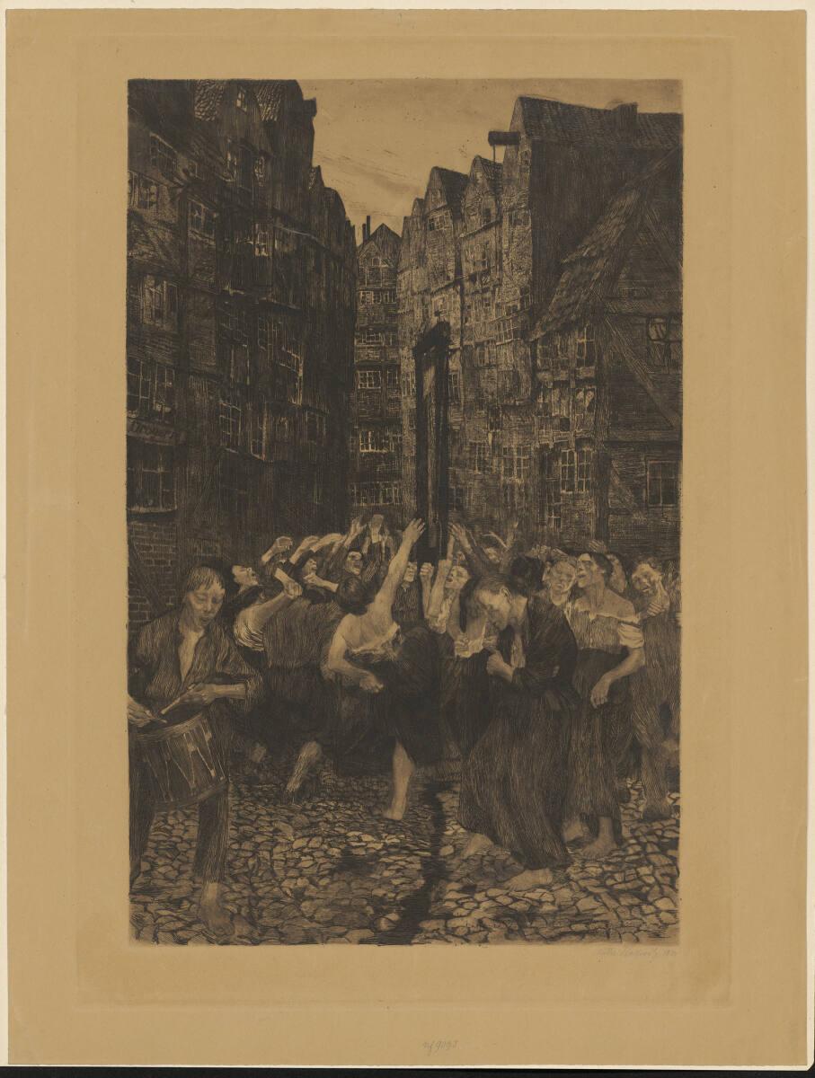 Käthe Kollwitz, Die Carmagnole, Inv. Nr.: DGNF9093