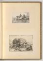 Radierungen von Johann Adam Klein, A Napoli (Reiter am Meer); Ungarische Heubauern, Inv. Nr.: D…