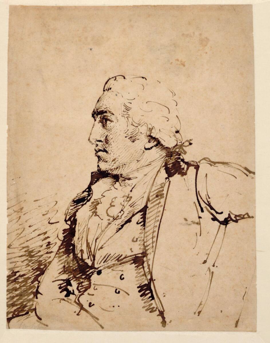 Bildnis eines Herrn im Profil, Halbfigur, John Hoppner