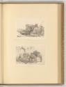 Radierungen von Johann Adam Klein, Ochsengespann; Rastender mit Lastentieren, Inv. Nr.: Deutsch…