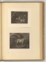 Radierungen von Johann Adam Klein, Kühe in einem Stall; Pferde in einem Stall, Inv. Nr.: Deutsc…
