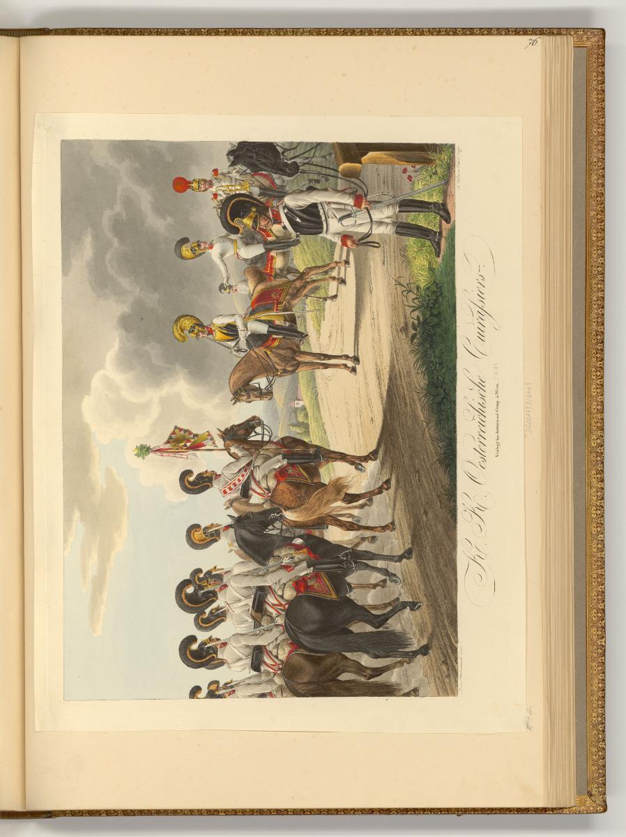Radierungen von Johann Adam Klein, K. K. Oesterreichische Cuirassiers, Inv. Nr.: Deutsch nach S…