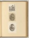 Radierungen von Johann Adam Klein, Johann Christoph Erhard auf einer Bank sitzend; Porträt J. G…
