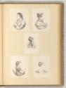 Radierungen von Johann Adam Klein, Diverse Porträts im Profil, Inv. Nr.: Deutsch nach Sektionen…
