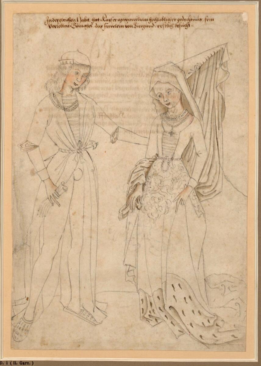 Anonym, Maximilian und Maria von Burgund, Inv. Nr.: 24425