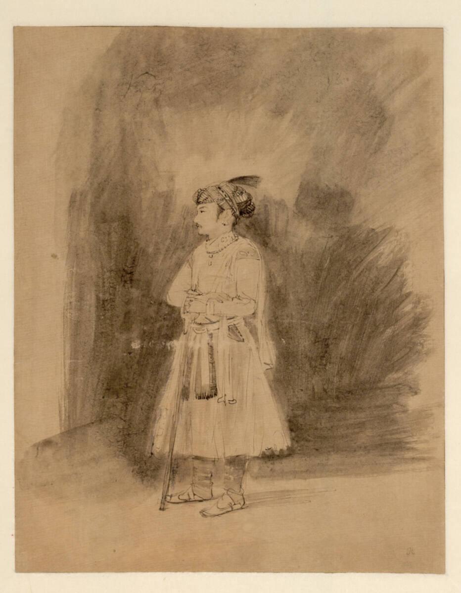 Rembrandt Harmensz. van Rijn, Indischer Fürst, vermutlich Kaiser Jahangir, Inv. Nr.: 24471
