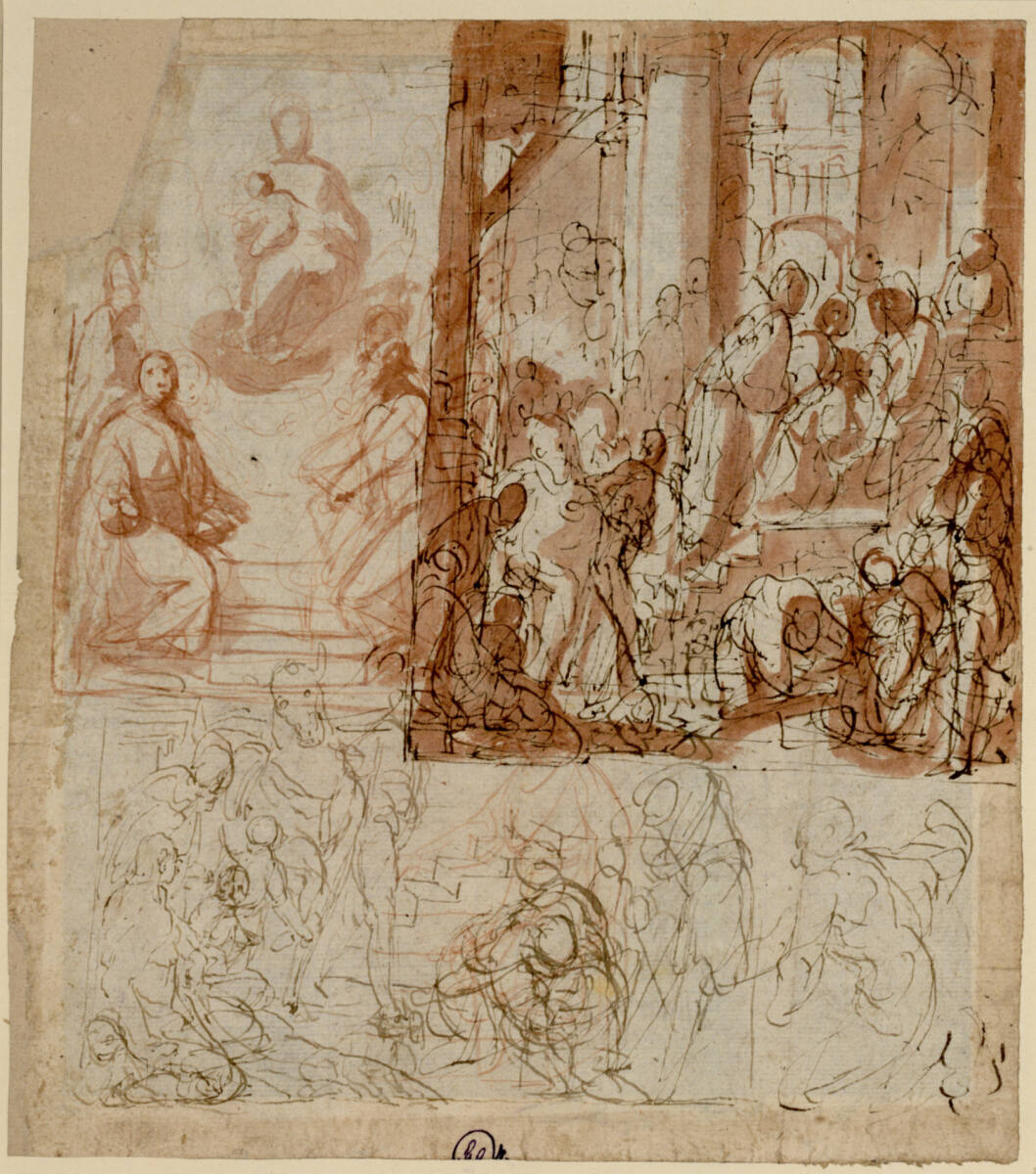 Studien zur "Anbetung der Könige" und "Anbetung der Madonna", Cigoli