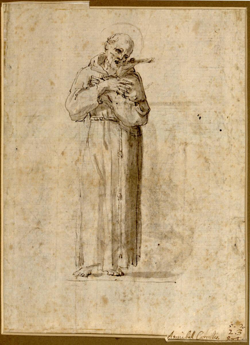 Giovanni Baglione, Stehender heiliger Franziskus, Inv. Nr.: 24548v