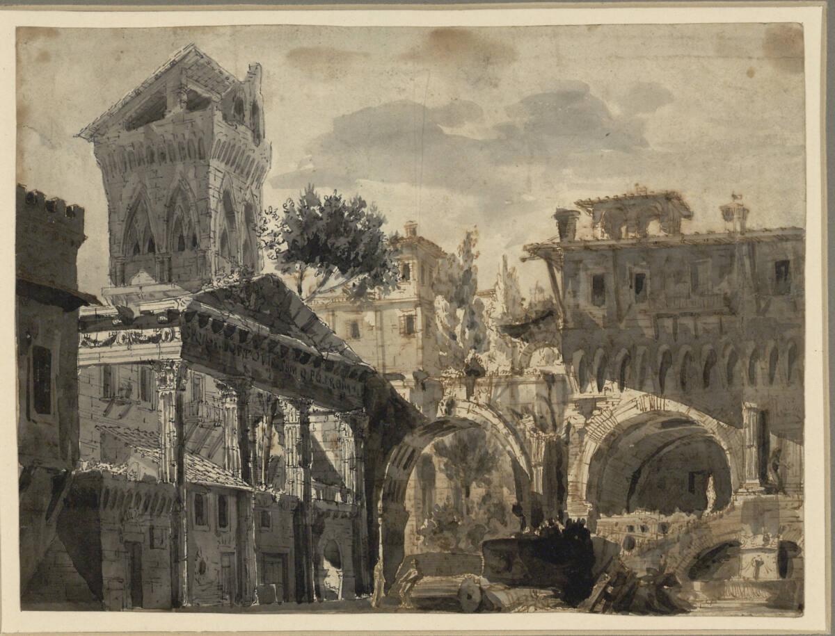Anonym, Architekturprospekt, Inv. Nr.: 24569