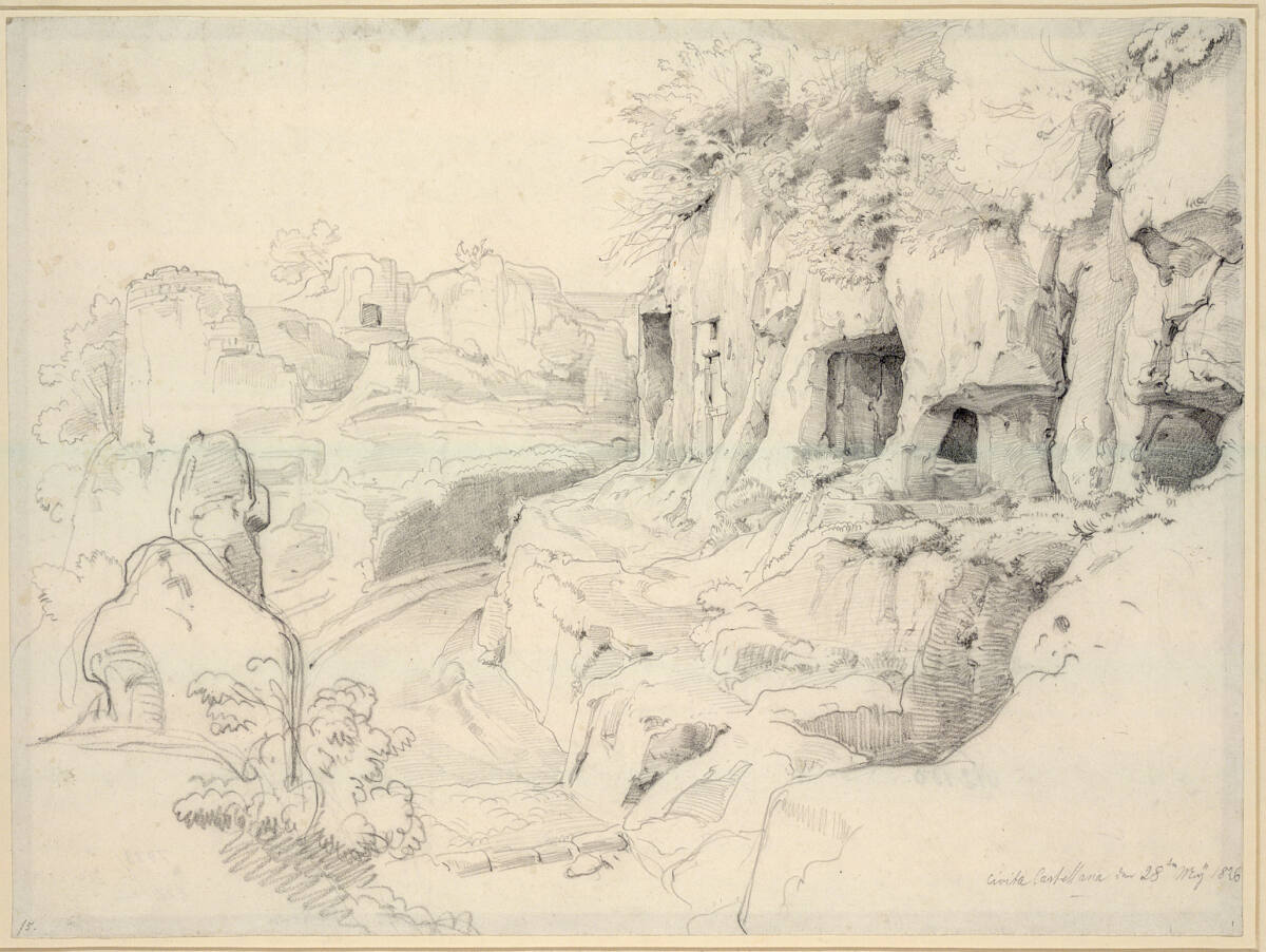 Faleri, Etruskische Metropole, Ernst Fries, 1826