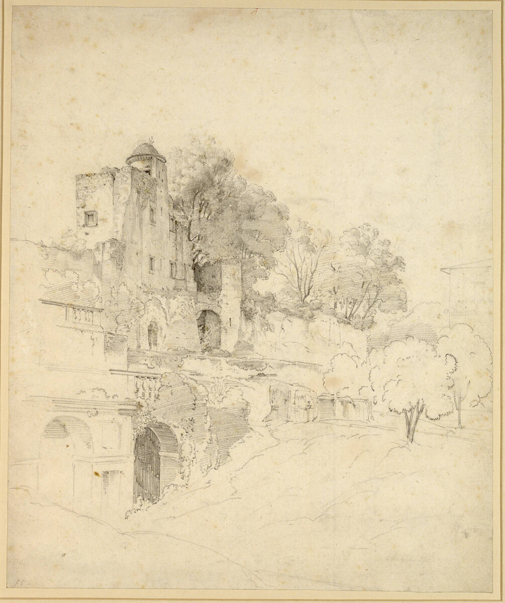 Rom, Kaiserpaläste auf dem Palatin, Ernst Fries, 1826–1827