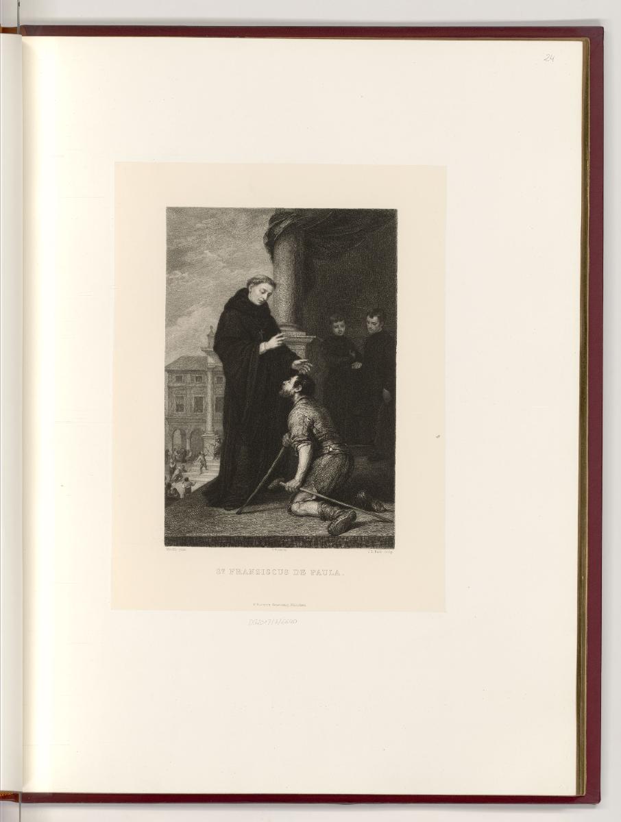 Galeriewerk der Pinakothek in München, Der hl. Thomas von Villanueva heilt einen Lahmen, Inv. N…
