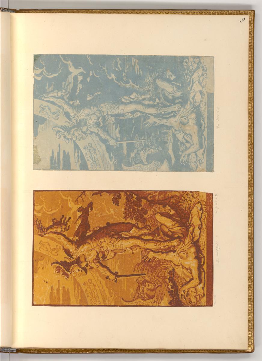 Les Clair obscurs des maitres italiens vol 3, Perseus mit dem Haupt der Medusa, Inv. Nr.: Itali…