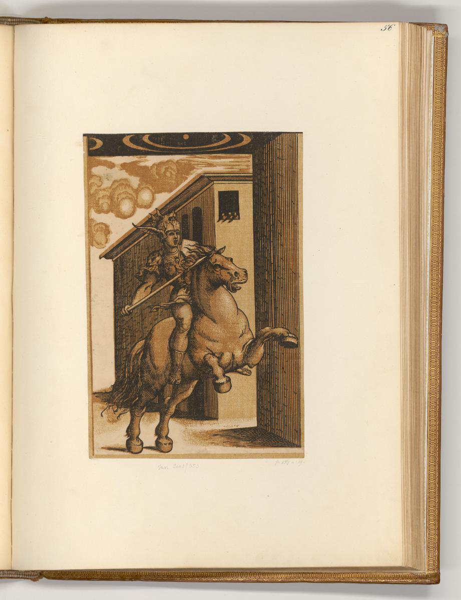 Marcus Curtius zu Pferd, Les Clair obscurs des maitres italiens vol 1, Inv. Nr.: It/I/1/56, Ita…