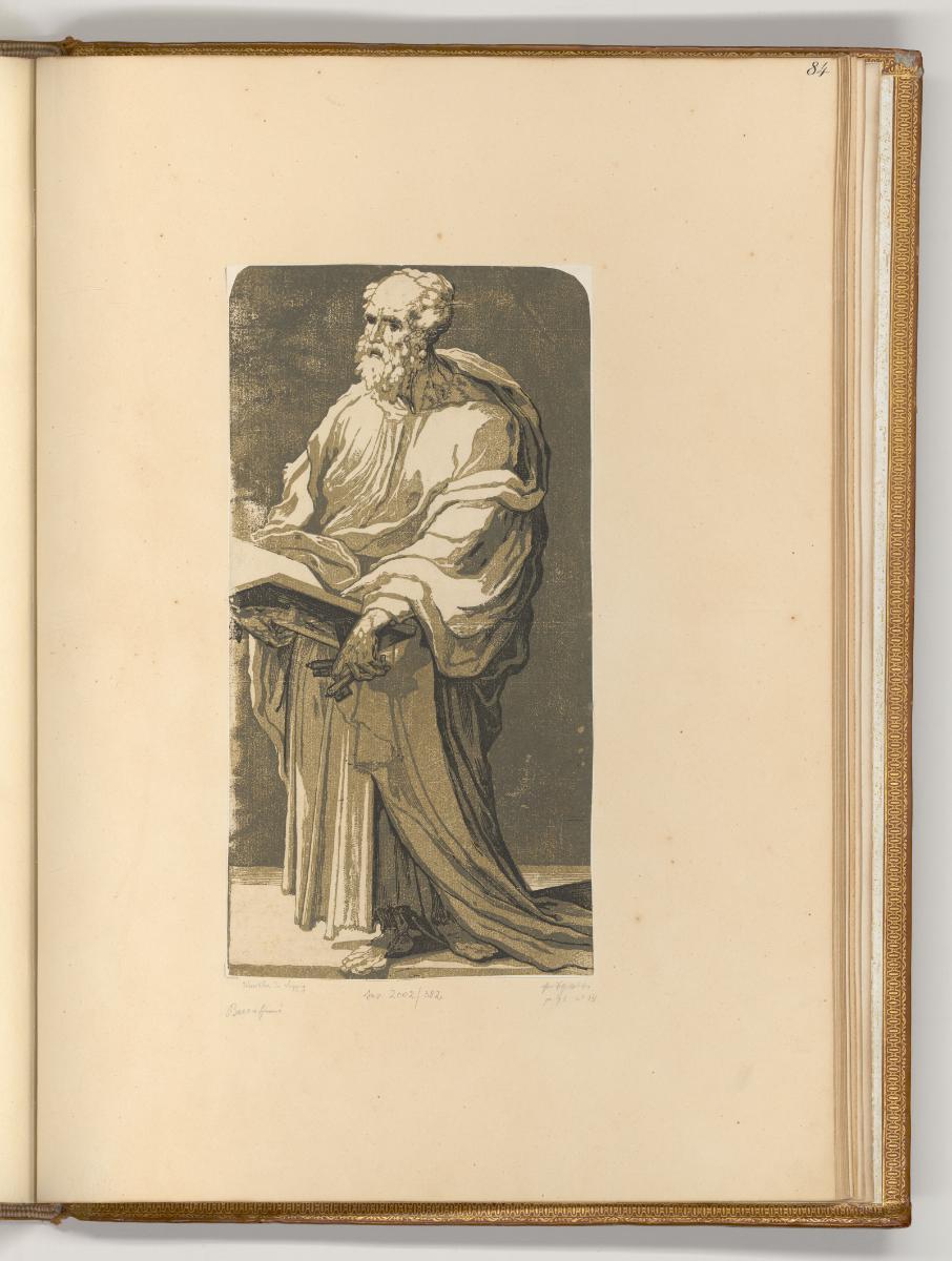 Der heilige Petrus, Les Clair obscurs des maitres italiens vol 1, Inv. Nr.: It/I/1/84, Italien …