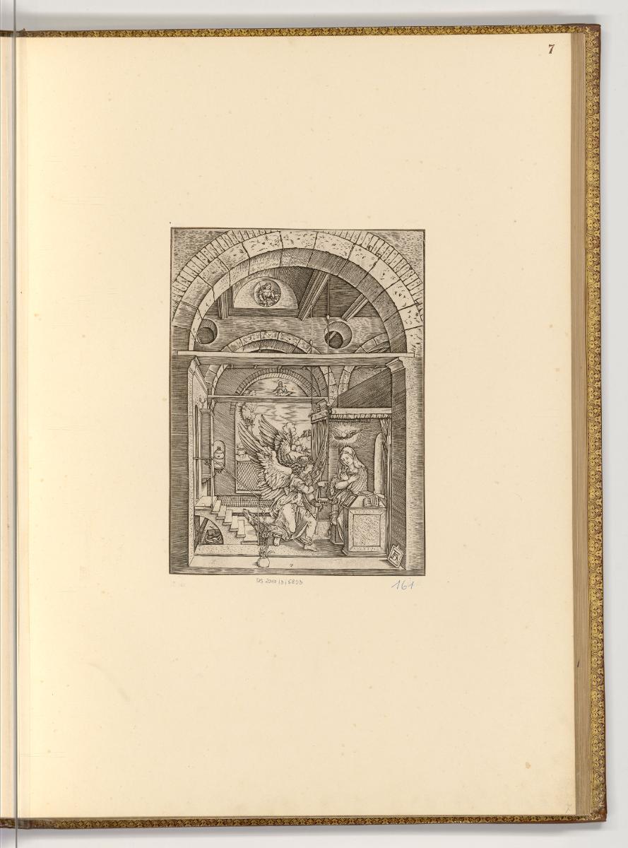 Marcantonio Raimondi III, Die Verkündigung, Inv. Nr.: Italien nach Sektionen I/18, It/I/18/7