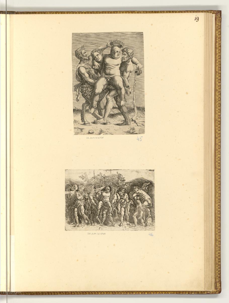 Marcantonio Raimondi I, Bacchus; Bacchanal, Inv. Nr.: Italien nach Sektionen I/16, It/I/16/19
