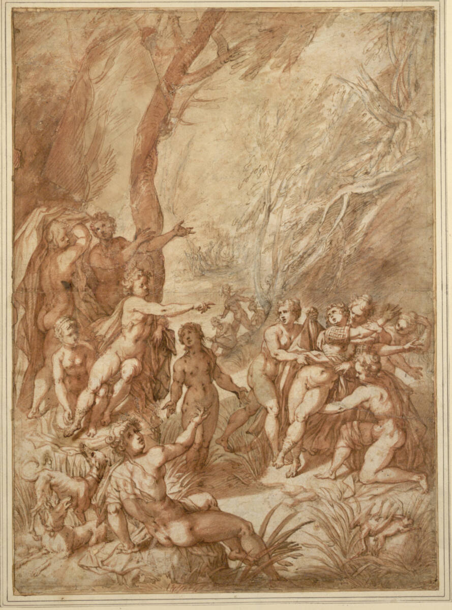 Diana enteckt die Schwangerschaft der Kallisto, Hans Rottenhammer
