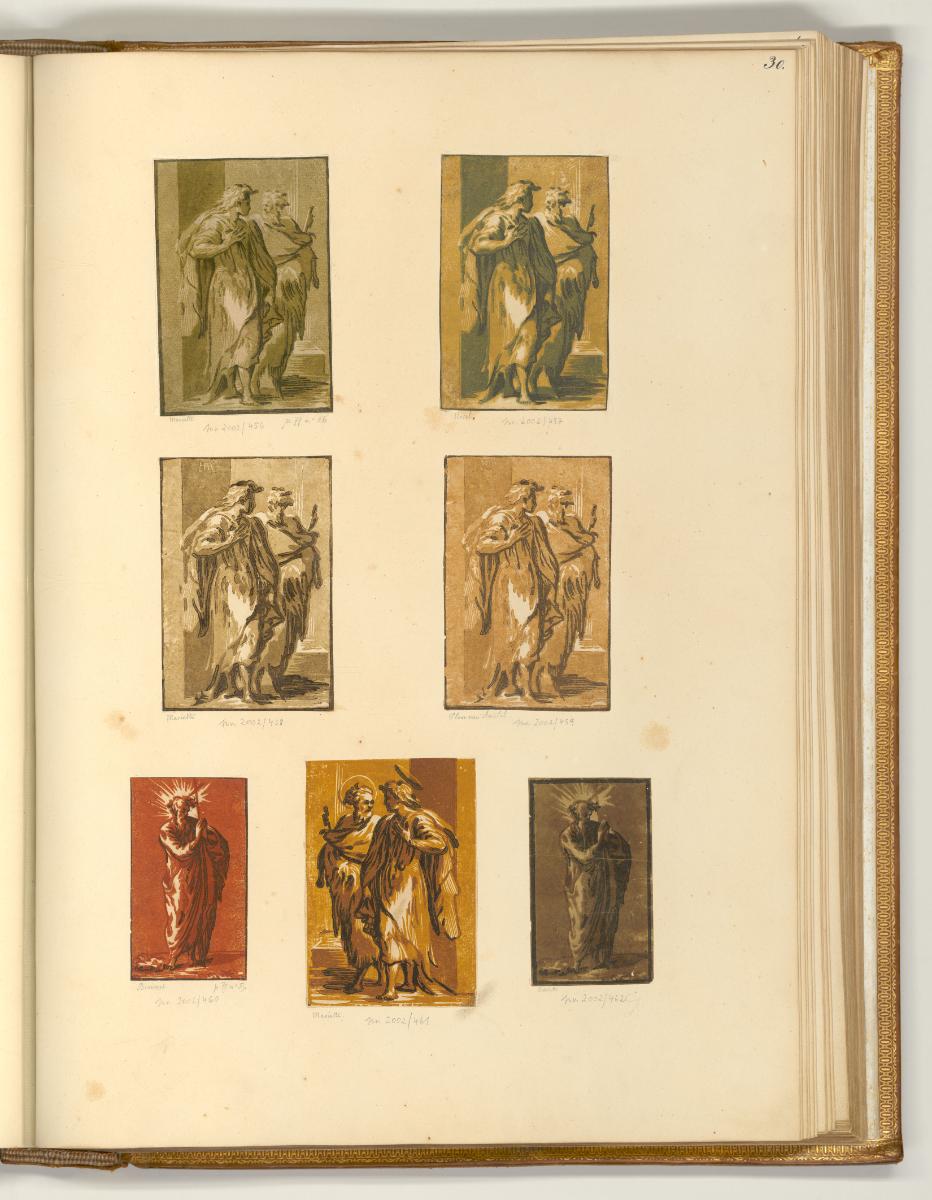 Die Apostel Petrus und Johannes; Heiliger Philippus, Les Clair obscurs des maitres italiens vol…