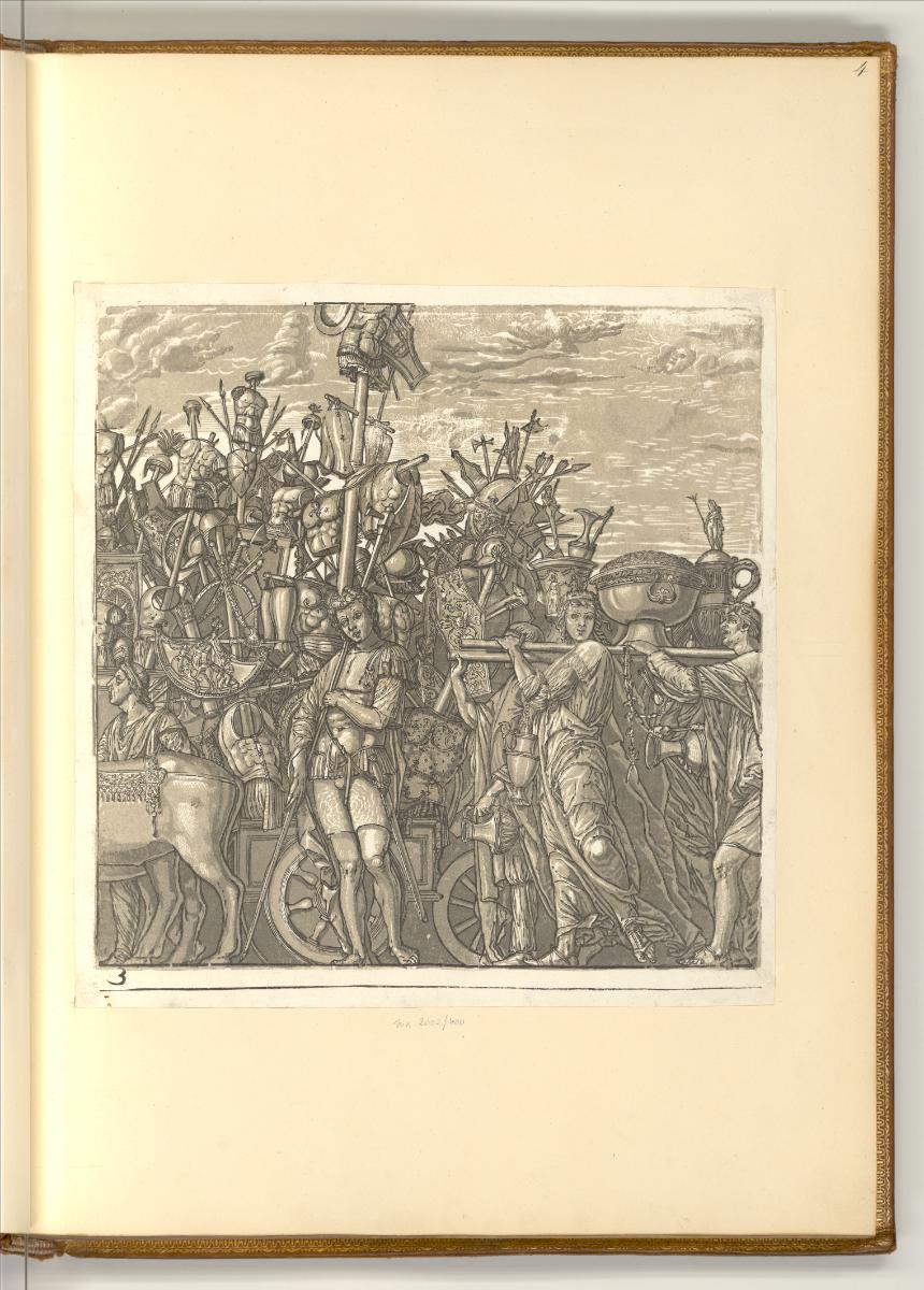 Der Triumph des Julius Cäsar: Blatt 3, Les Clair obscurs des maitres italiens vol 2, Inv. Nr.: …