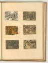 Diana; Mucius Scaevola; Die Astronomie, Les Clair obscurs des maitres italiens vol 2, Inv. Nr.:…