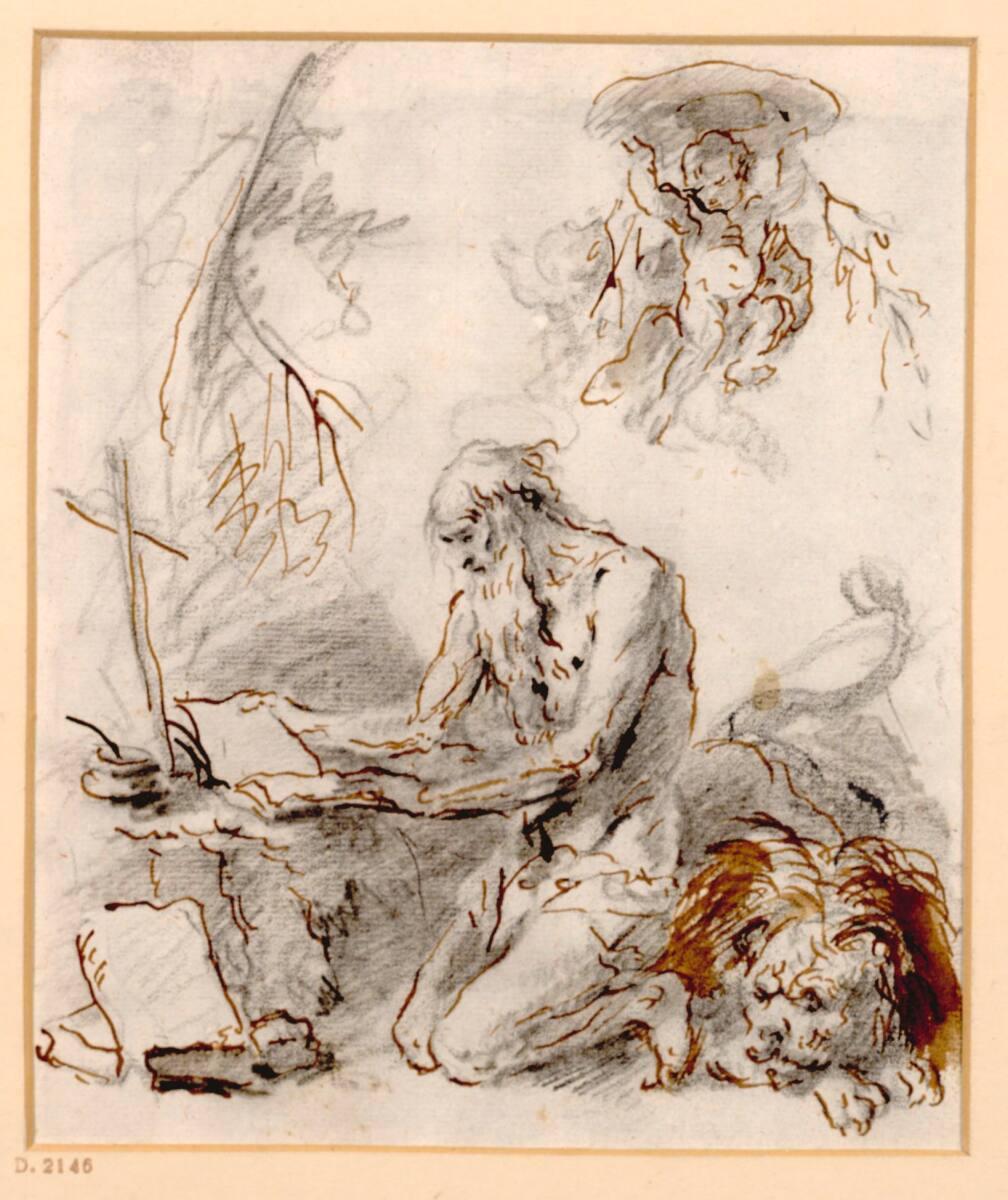 Martin Johann Schmidt, gen. Kremser Schmidt, Der heilige Hieronymus im Gebete, Inv. Nr.: 24671