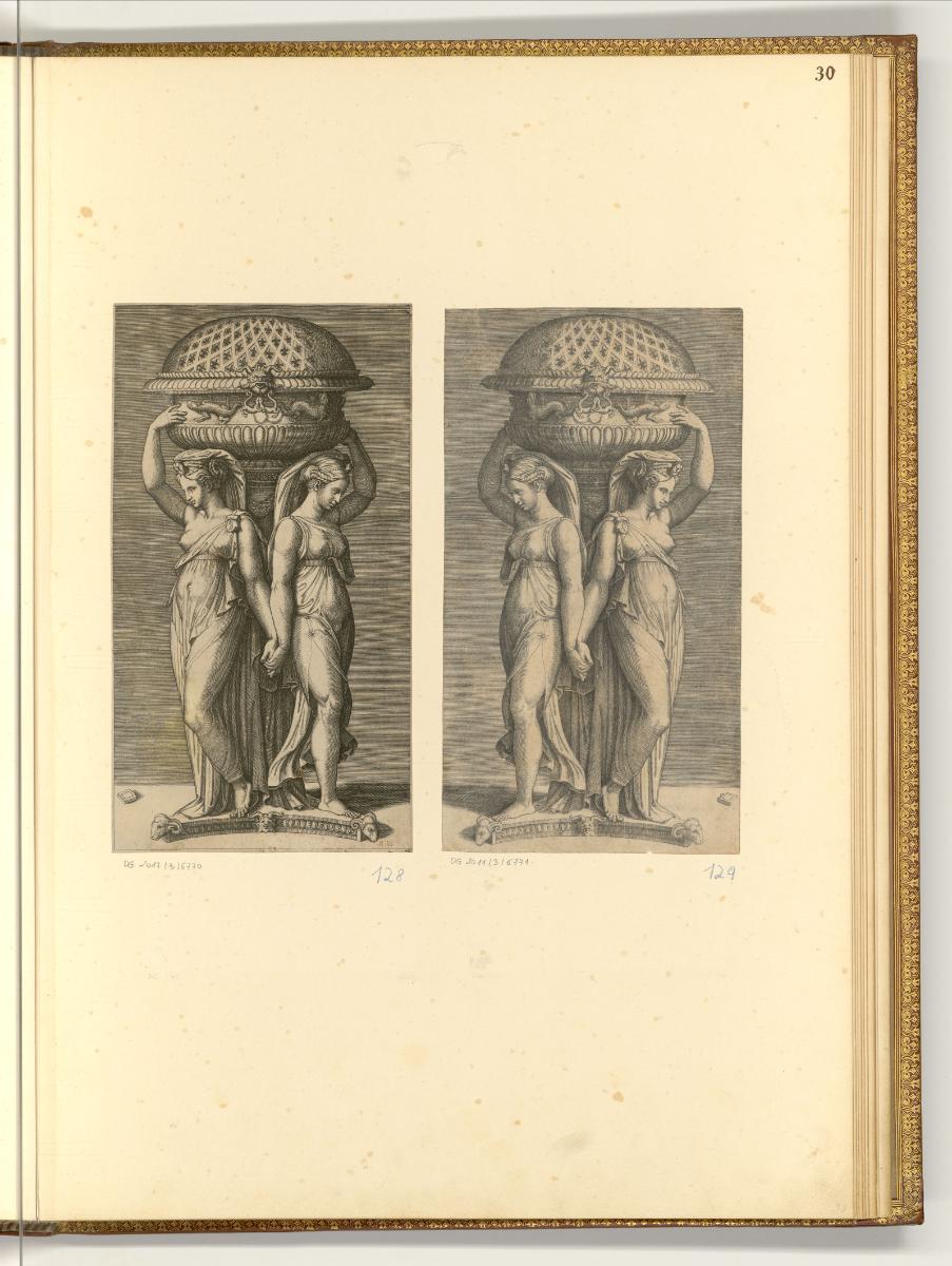 Marcantonio Raimondi II, La Cassolette, Inv. Nr.: Italien nach Sektionen I/17, It/I/17/30