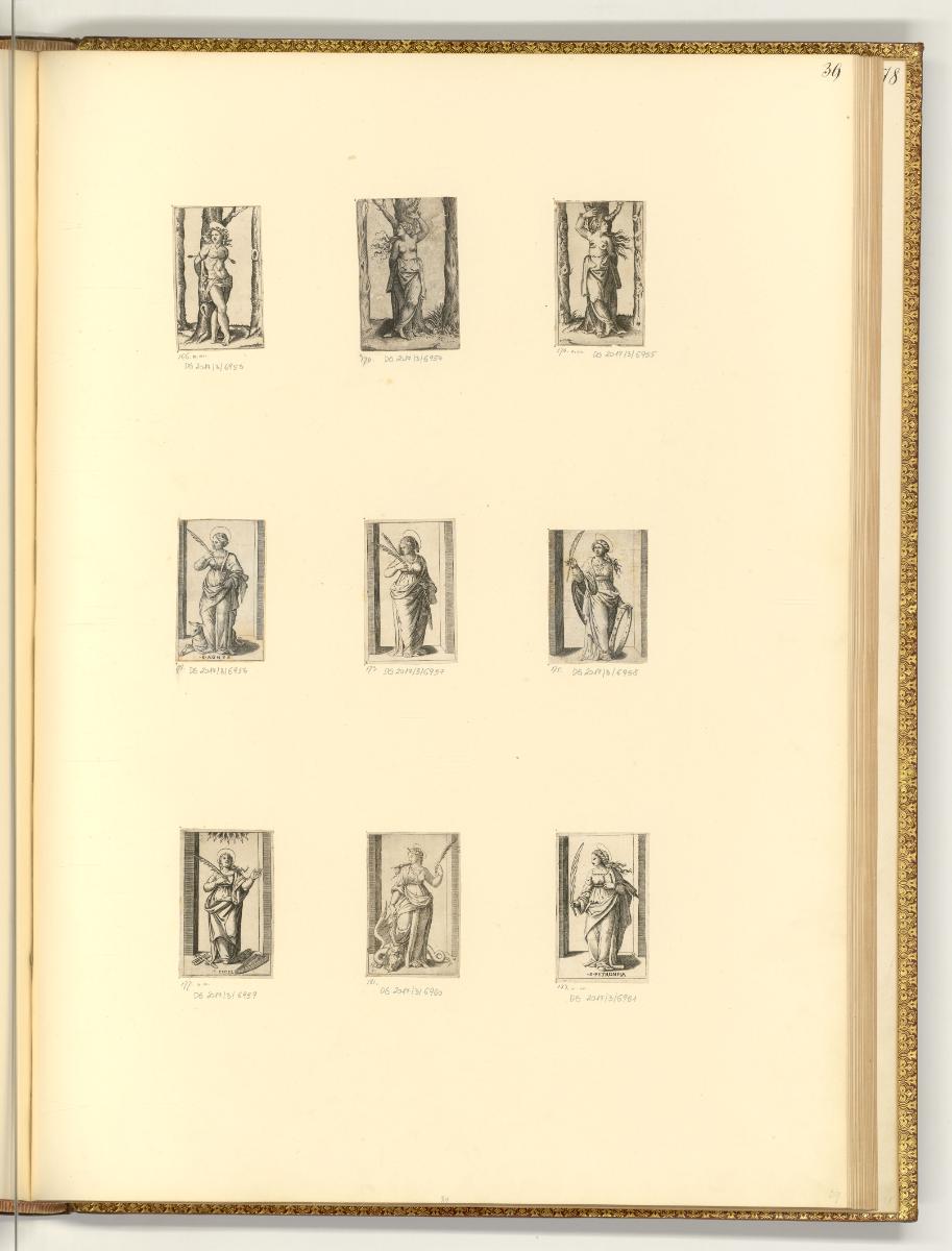 Marc Antonio Raimondi V Copies, Heilige, Inv. Nr.: Italien nach Sektionen I/20, It/I/20/39