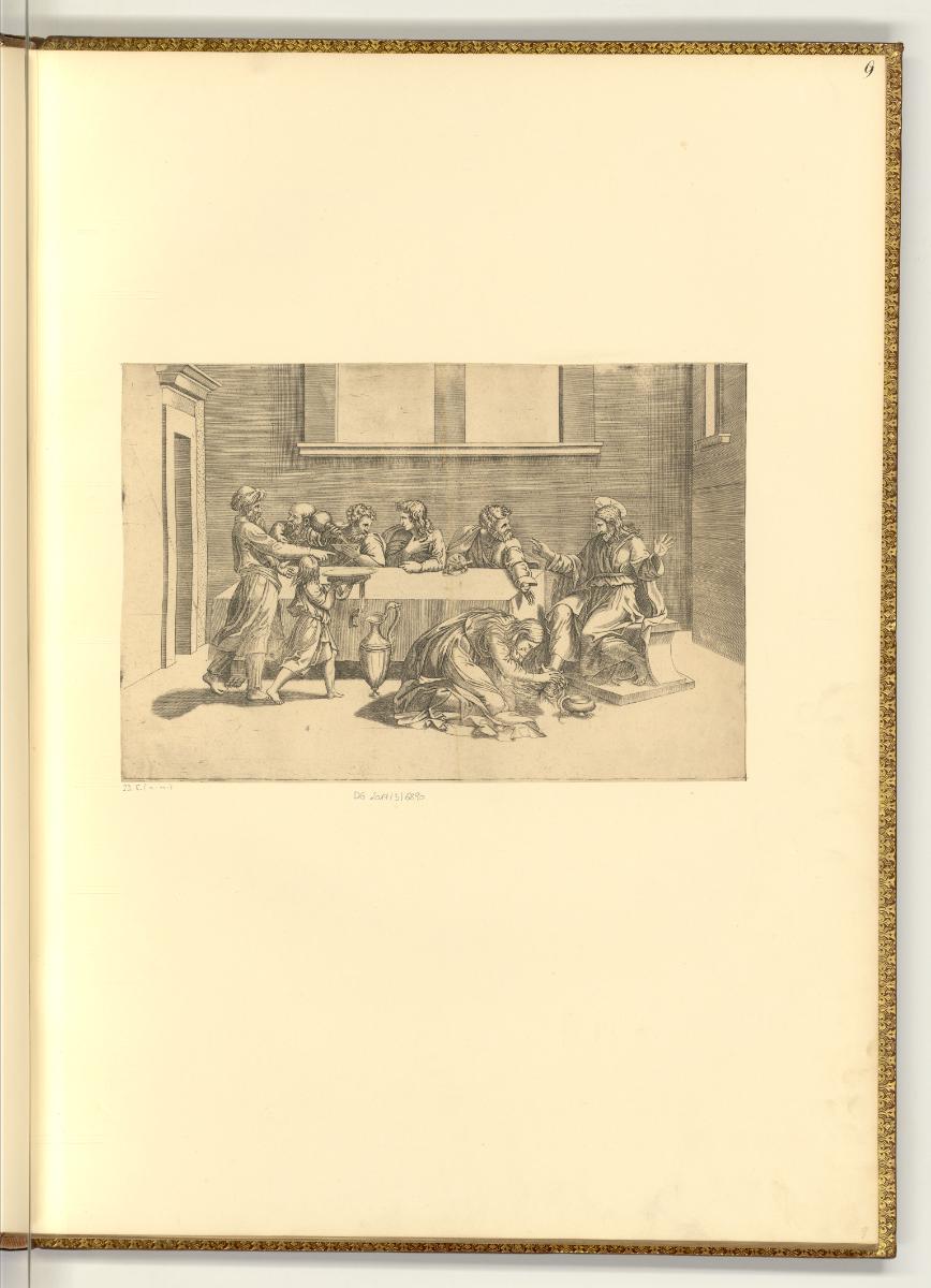 Marc Antonio Raimondi V Copies, Christus im Hause Simons, des Pharisäers, Inv. Nr.: Italien nac…