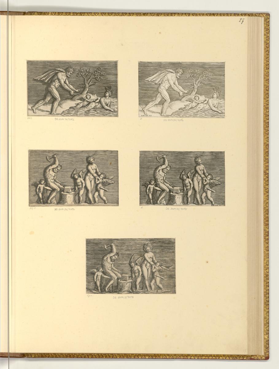 Marco Dente da Ravenna, Mythologische Darstellungen (Flachrelief), Inv. Nr.: Italien nach Sekti…