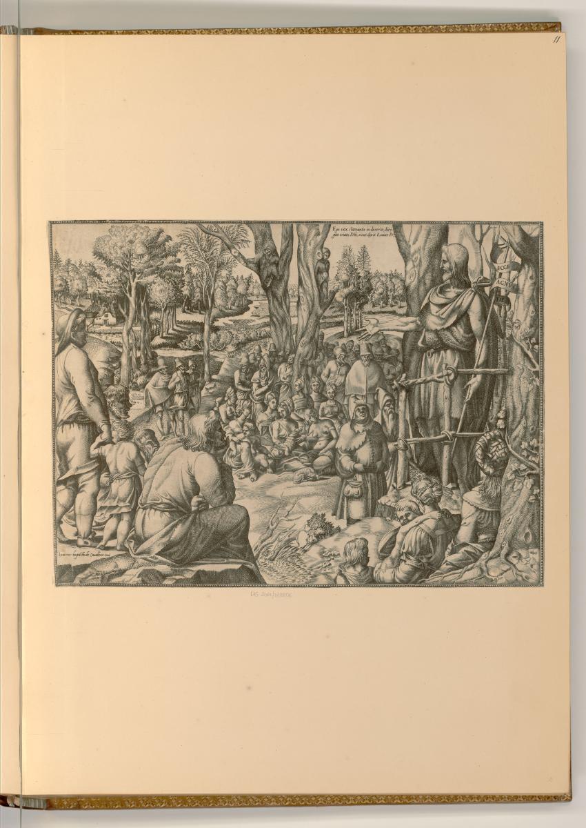 Giambattista Cavalleri, Die Predigt Johannes des Täufers, Inv. Nr.: Italien nach Sektionen I/32…