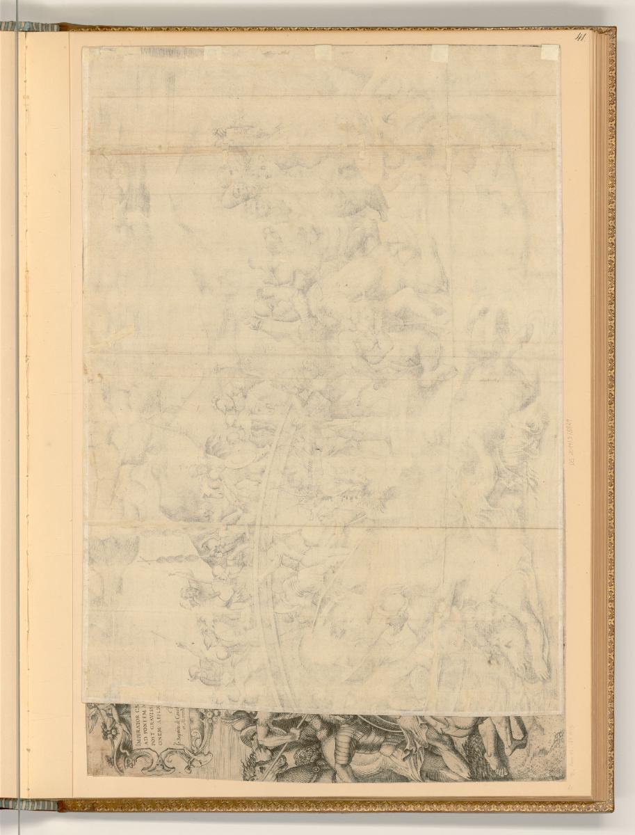 Giambattista Cavalleri, Schlacht zwischen Konstantin und  Maxentius, Inv. Nr.: Italien nach Sek…