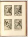 Anonymes de l'ecole et du temps du Marcantonio; Nicolo della Casa, Porträtbüsten berühmter Juri…