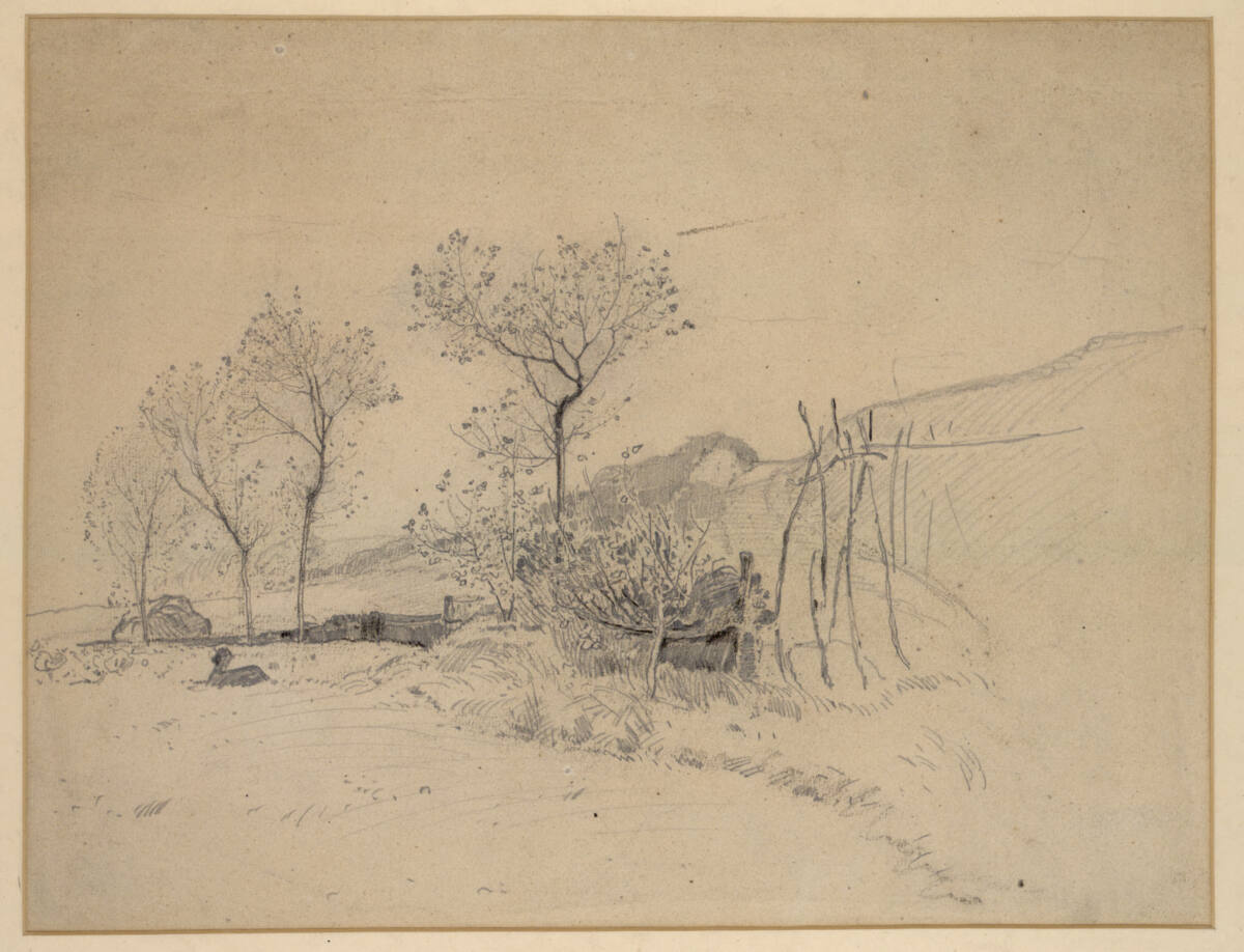 Landschaftsstudie, Rudolf Ribarz