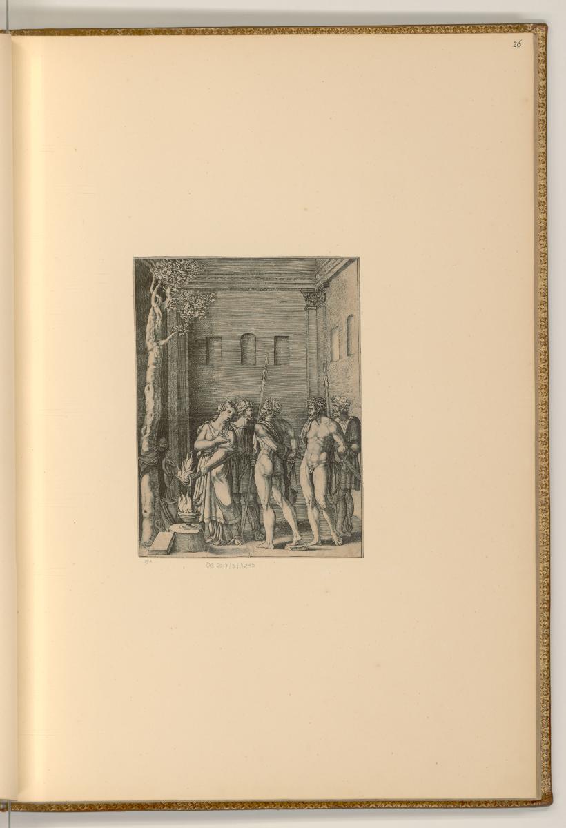 Agostino di Musi Veneziano, Iphigenie, Inv. Nr.: Italien nach Sektionen I/23, It/I/23/26