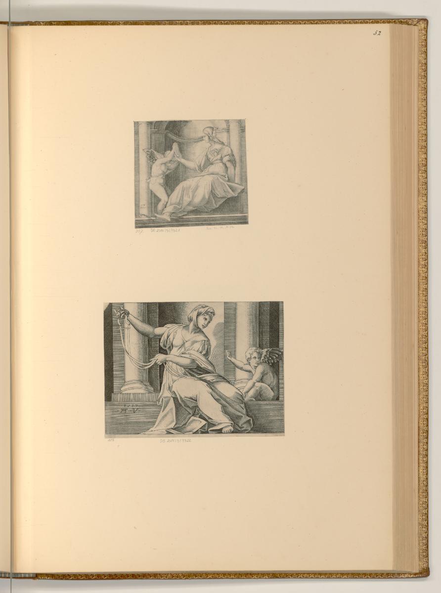 Agostino di Musi Veneziano, Prudentia; Temperantia, Inv. Nr.: Italien nach Sektionen I/23, It/I…