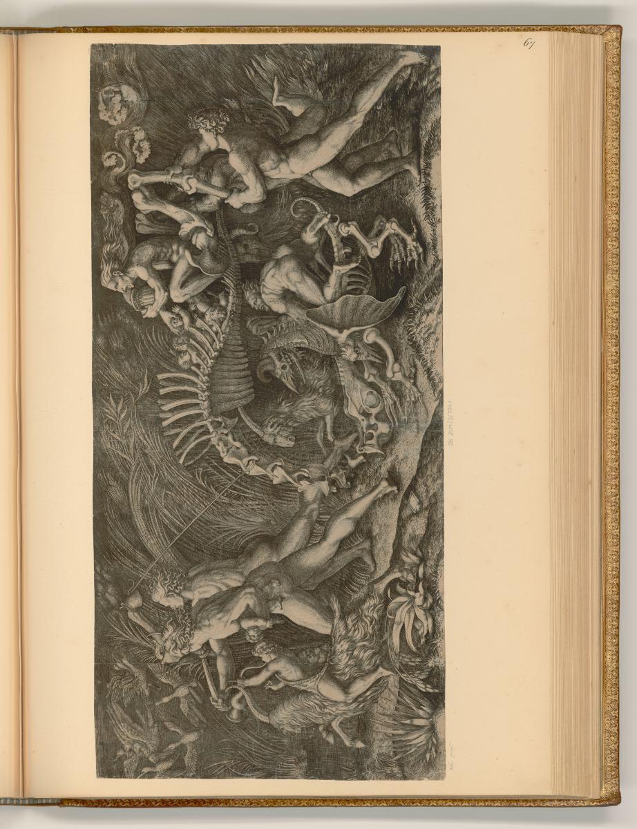 Agostino di Musi Veneziano, Der Hexenzug (Lo Stregozzo), Inv. Nr.: Italien nach Sektionen I/23,…