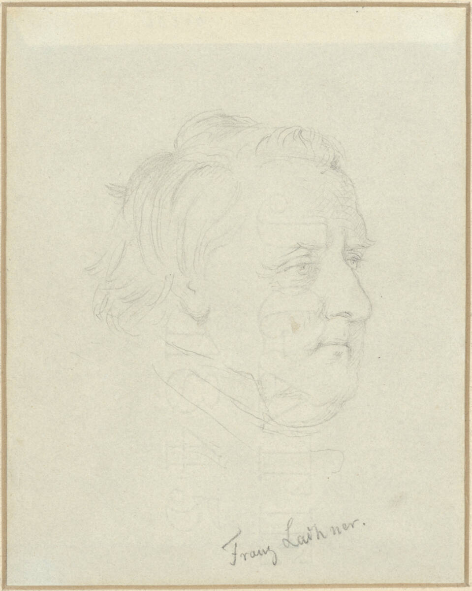 Porträt Franz Lachners, Moritz von Schwind
