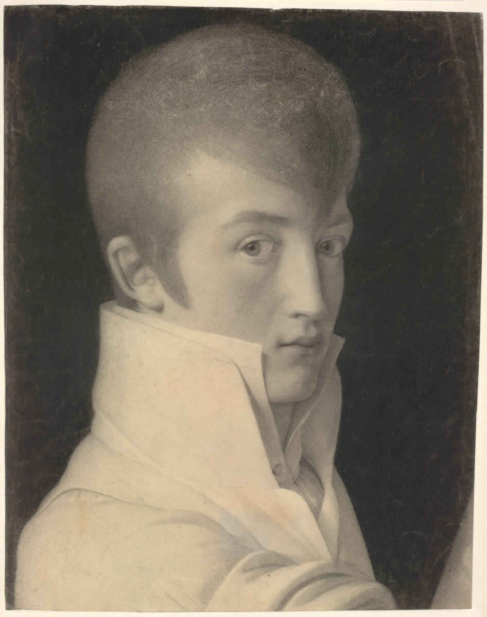 Selbstbildnis, Johann Evangelist Scheffer von Leonhartshoff