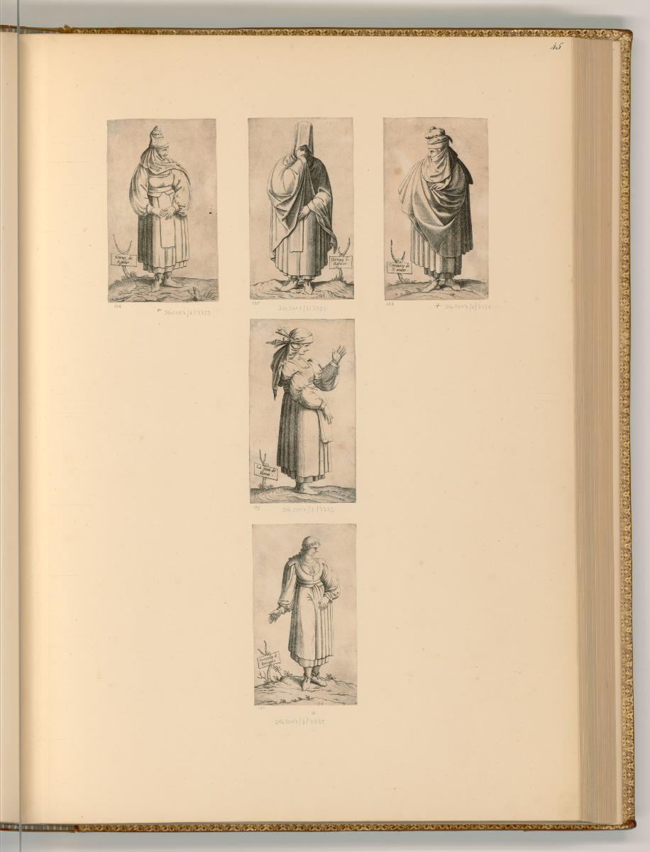 Enea Vico da Parma, Trachten aus Spanien, Inv. Nr.: Italien nach Sektionen I/26, It/I/26/45